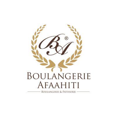 Boulangeria Afaahiti Pastry Logo Design